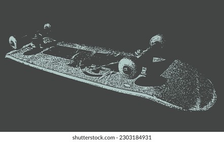 Cool Popsicle Skateboard for Background or Poster