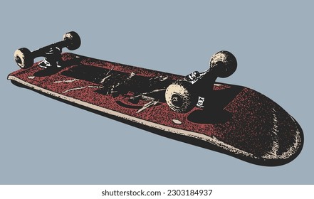 Cool Popsicle Skateboard for Background or Poster