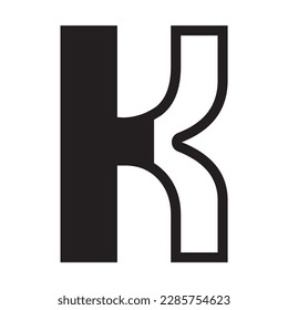 Cool premium K Logo design, elegant and modern. Beautiful Logotype design for luxury corporate brand. This logo is great for many purposes.