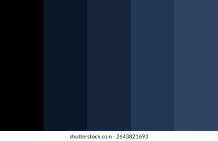 Cool and Pretty Dark Blues Color Palette