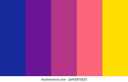 Cool and Pretty Sunrise Colors Palette