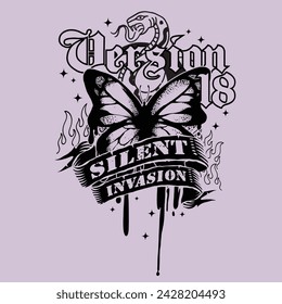 cool punk gothic mystic design