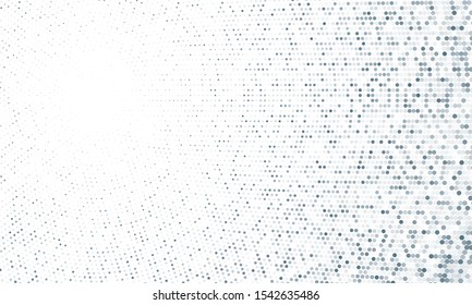 Cool radial halftone comic background graphic design. Abstract halftone print. Banner frame template.