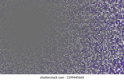 Cool radial halftone comic background graphic design. Halftone canvas gradient texture. Abstract dotted print. Landing page backdrop.