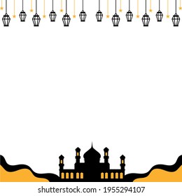 Cool-Ramadan-Hintergrundvorlagen für alle Aktivitäten