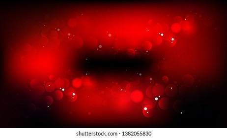 Cool Red Blurred Bokeh Background