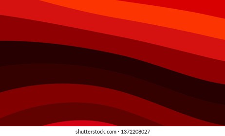 Cool Red Curved Stripes Background