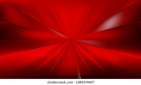 Cool Red Radial Sunburst Background Vector Image