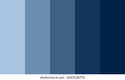 Cool Rhapsody Blue Color Palette