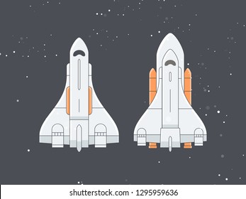 Cool Rocket color and outline set