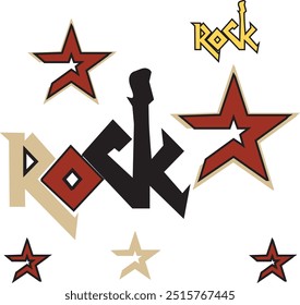 Cool Rockstar writing style with a star