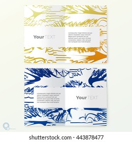 Cool and Scalable Vector Eps10 Layout Template Paper Pages Design