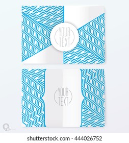 Cool and Scalable Vector Eps10 Layout Template Paper Pages Design