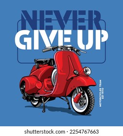 COOL SCOOTER VECTOR IMAGES SUITABLE FOR YOUR T-SHIRT DESIGNS