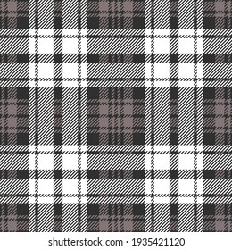 Cool seamless brown plaid pattern vector, seamless brown tartan pattern