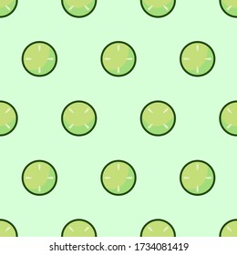 Cool Seamless pattern of cucumber, suitable for gift wrapping paper, etc