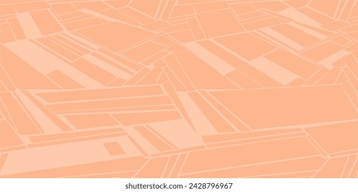 Cool Seamless Peach Fuzz Abstract Pattern Vector Illustration Background Art