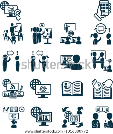 Cool Set of Online Education Related Vector Line Icons. Contains such Icons as Video Tutorial, Workshops, On-line Lecture, Education Plan and more.