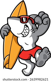 The Cool Shark Mascot Explorer