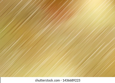 Cool shiny metallic golden gradient background. Realistic shiny gold texture vector backdrop design. Metal gradient template for gold border, frame, ribbon design.