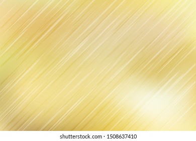 Cool shiny metallic golden gradient background. Realistic shiny gold texture vector backdrop design. Metal gradient template for gold border, frame, ribbon design.