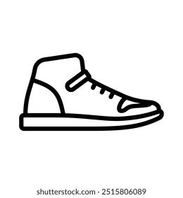 cool shoes icon line vector design in trendy style