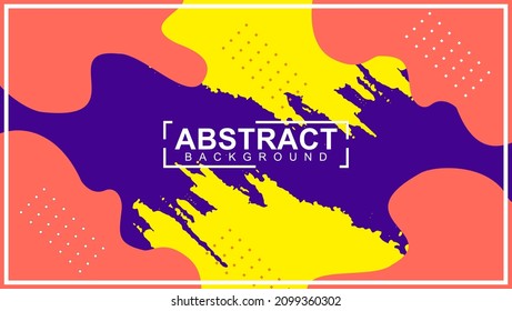 diseño de fondo abstracto fresco y simple