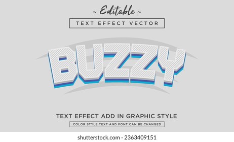 Cool and simple color combination text effect style 