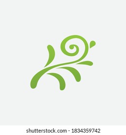 Cool and simple fern logo