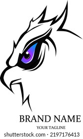 cool and simple owl logo for your bren and e-sports team