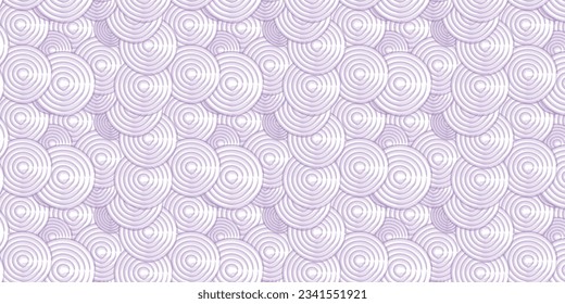 cool and simple pattern with a water circle motif in purple and white