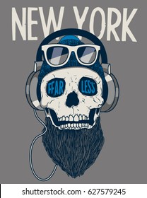 cool skull design for tee