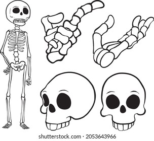 A Cool Skull Gesture ready for Trick or Treat
