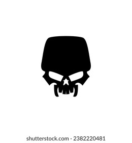 Cool skull logo. Skull vector illustration.
