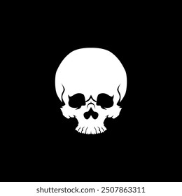 Cool skull logo. Skull vector illustration.