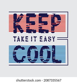 Cool slogan typography, t-shirt graphics, vectors