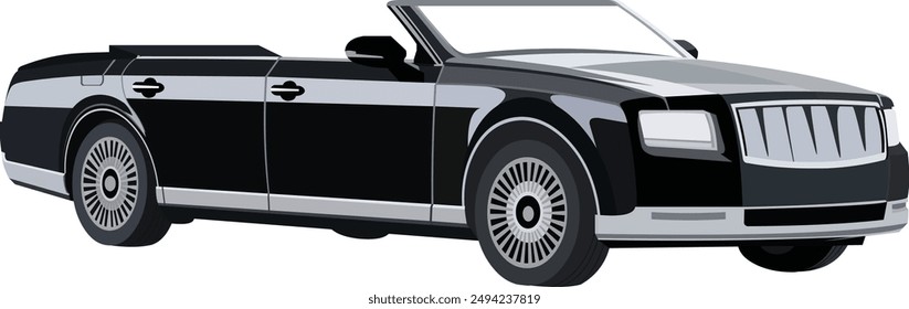 Cool small car images are suitable for business logo materials with the characteristic image of a small car