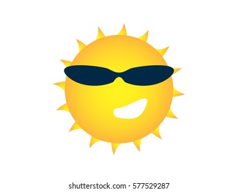 cool smiley face with glasses