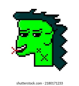 cool snake image pixel vector