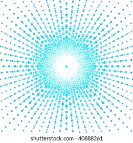cool snowflake ornamental background