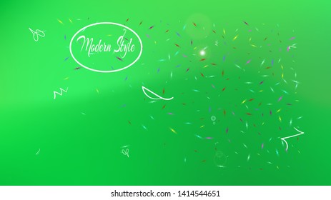 Cool space fantasy. Background texture, blend. Common colorific illustration fantasy. Green colored. Space, new collection background. Colorful space background theme.