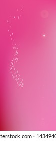 Cool space and signs confetti. Liquid colorific illustration. Background color. Abstract Ultra Wide portrait background picture. Colorful cool abstraction. Pink colored theme.