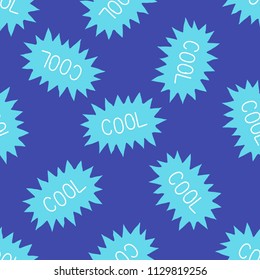 cool speech bubble seamless doodle pattern