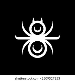 Vector de diseño de logotipo minimalista moderno Cool Spider