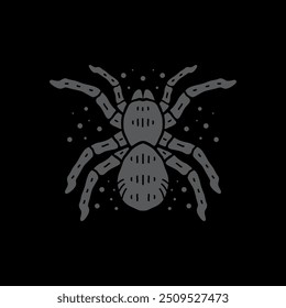 Vector de diseño de logotipo minimalista moderno Cool Spider