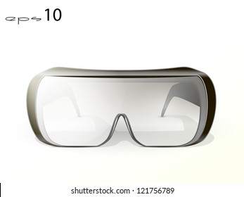 cool sports glasses with black frame