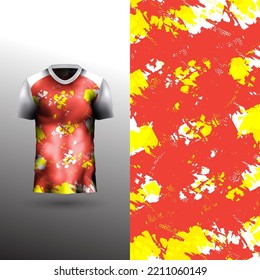 cool sports jersey design on abstract background
