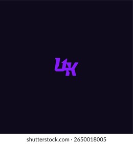 design legal e desportivo Reino Unido com estilo monograma arrojado letra techno logotipo esporte