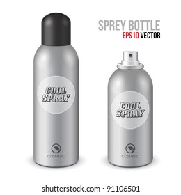 Cool Spray Gray Can Bottle