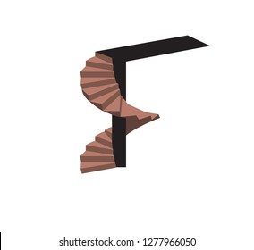 Cool stairs are used for narrow spaces